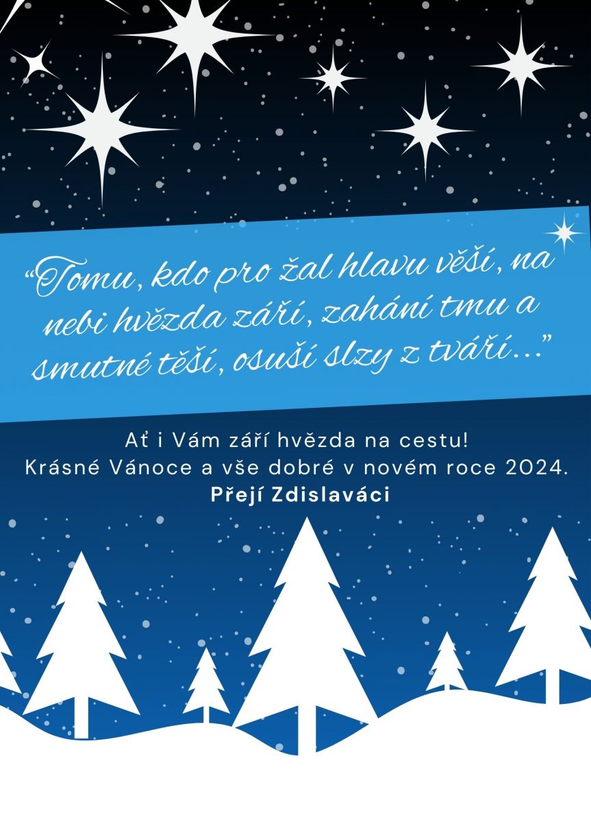 Vánoční přání od Zdislaváků.